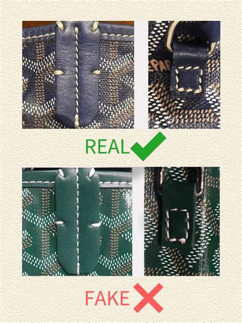 goyard saint louis fake|how to identify a goyard.